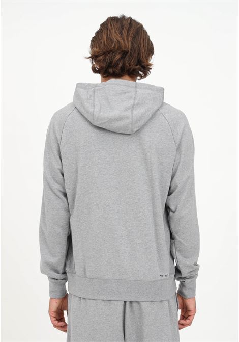 Men's gray hooded sweatshirt with logo print NIKE | DQ7327091