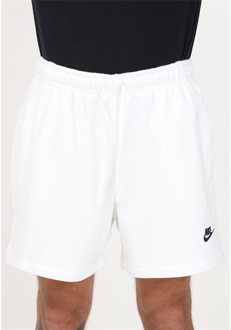 Shorts sportivo bianco da uomo Nike Club Fleece NIKE | Shorts | DX0731100