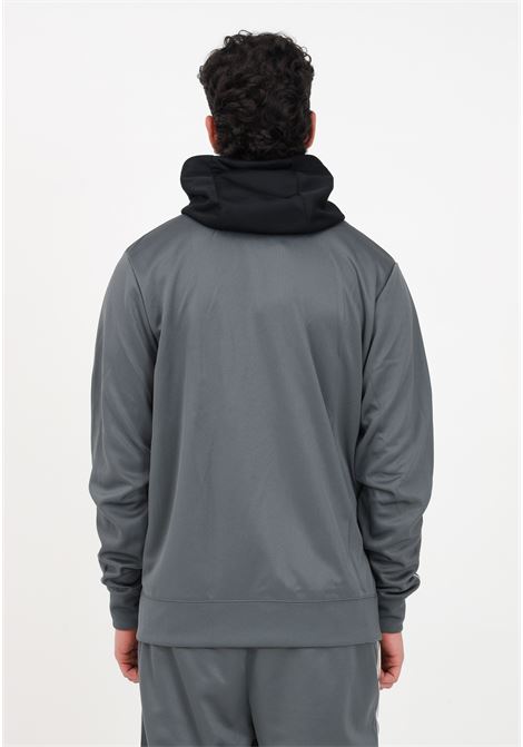 Gray Nike Sportswear Repeat Zip Up Sweatshirt for Men NIKE | Sweatshirt | DX2025068