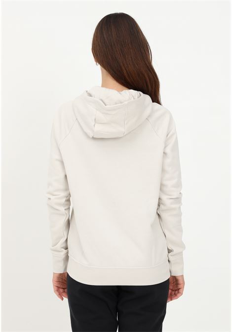 Women's Fleece Hooded Sweatshirt Light Gray Light Orewood NIKE | DX2319104