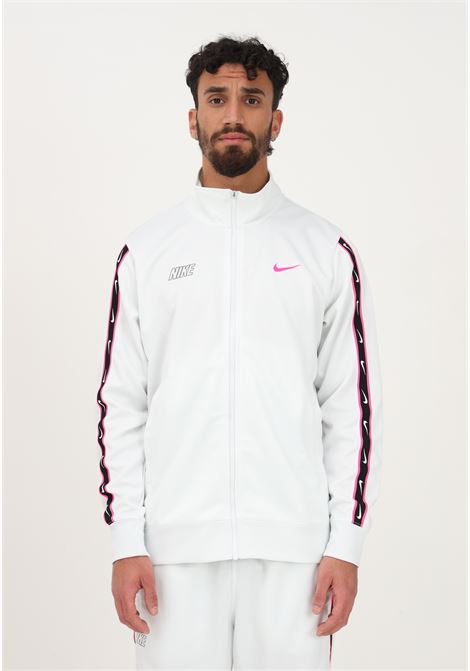 Nike Sportswear Repeat White Men's Zip Up Sweatshirt NIKE | Sweatshirt | FD1183121