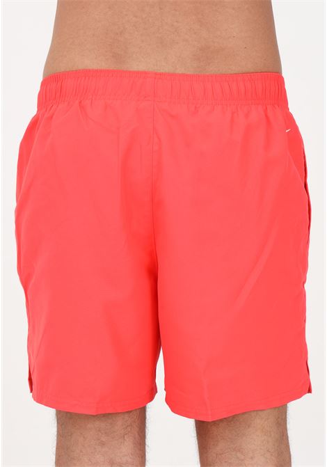 Shorts mare rosso da uomo con stampa logo NIKE | Beachwear | NESSA566631
