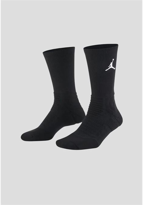 Black unisex nike jordan flight crew socks with contrasting logo NIKE | Socks | SX5854010