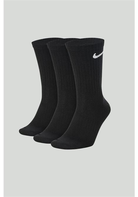 Black socks with contrasting logo 3 pairs nike NIKE | Socks | SX7664010
