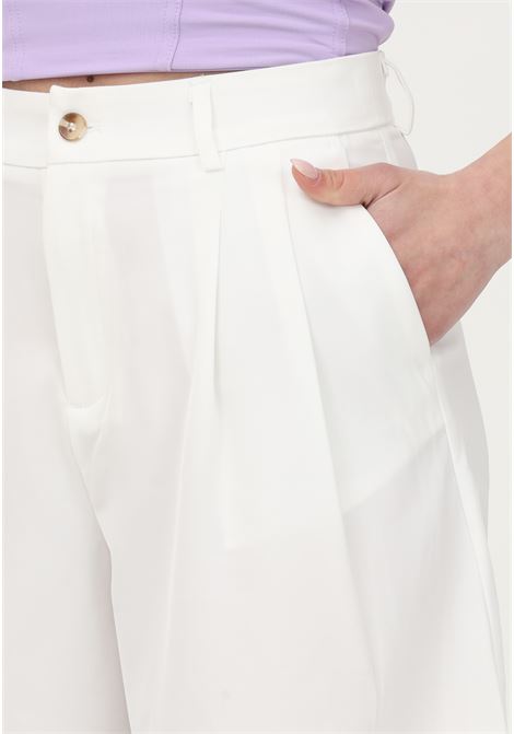 High waisted women's white casual shorts ONLY | Shorts | 15283912CLOUD DANCER