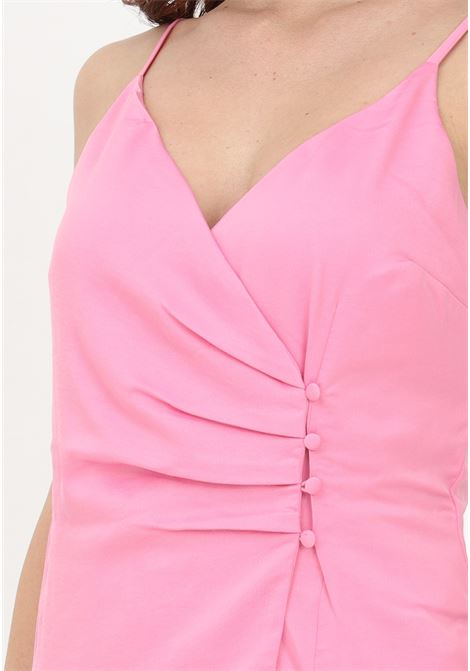 Short pink satin dress for women ONLY | Dress | 15292712SACHET PINK