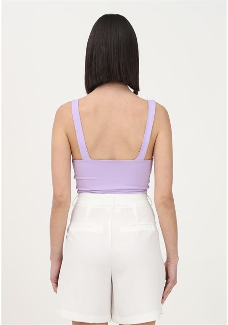 Lilac casual top for women with bustier effect ONLY | Top | 15293185PURPLE ROSE