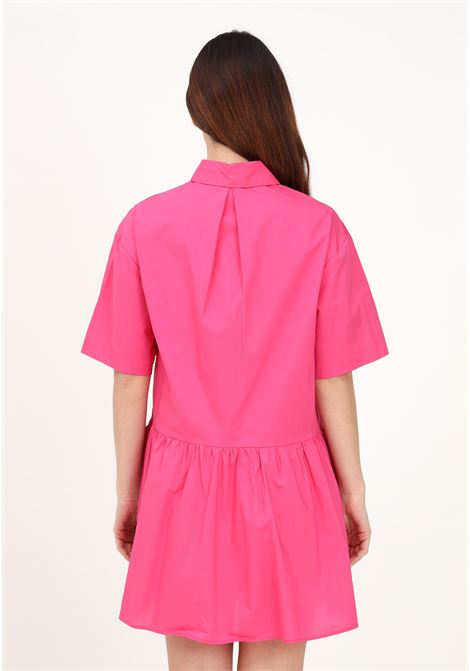 Short fuchsia dress for women, chemisier model PATRIZIA PEPE | 2A2503/A9B9M450