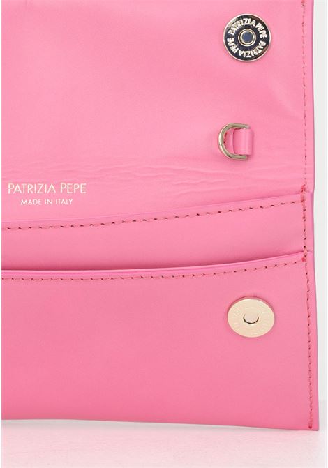 Pink women's clutch bag with Fly logo PATRIZIA PEPE | Bag | 2B0050/L011R784
