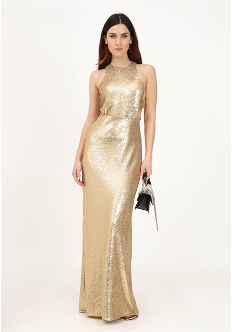 Long gold skirt for women PATRIZIA PEPE | Skirt | 2G0915/A251FD63
