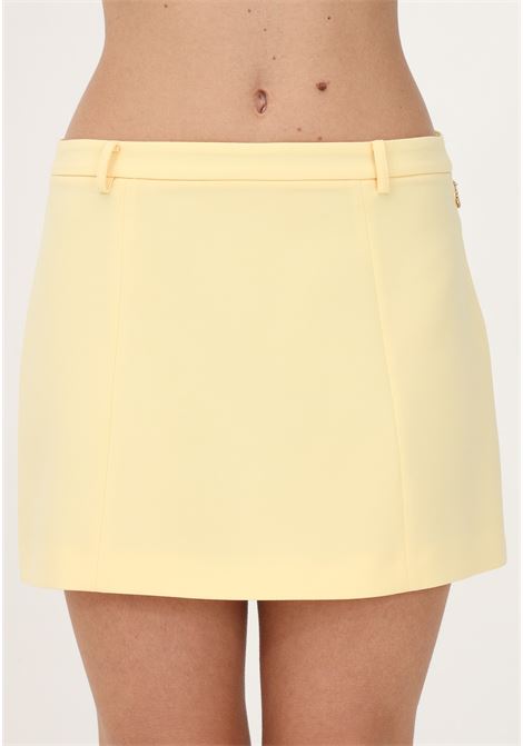 Yellow short skirt for women PATRIZIA PEPE | Skirt | 2G0923/A049Y433