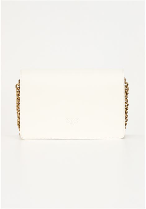Classic Love Bag Click white shoulder bag for women PINKO | Bag | 100063-A0F1Z14