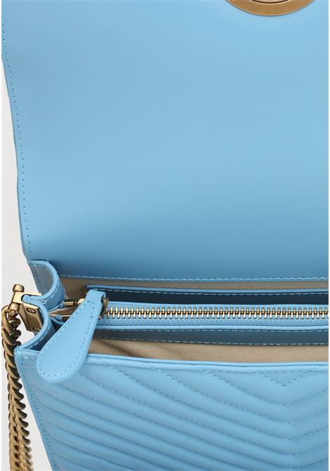 Borsa a tracolla azzurra da donna modello Classic Love Bag Click PINKO | Borse | 100063-A0GKE42Q