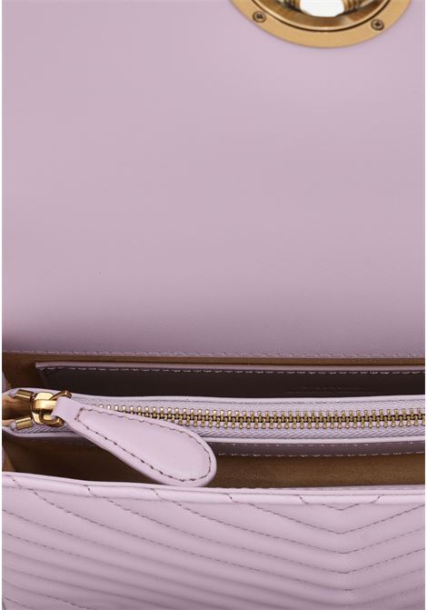 Borsa a tracolla lilla da donna modello Classic Love Bag Click PINKO | Borse | 100063-A0GKY13Q
