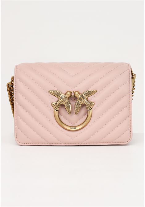 Women?s pink shoulder bag Mini Love Bag Click model PINKO | Bag | 100067-A0GKO81Q