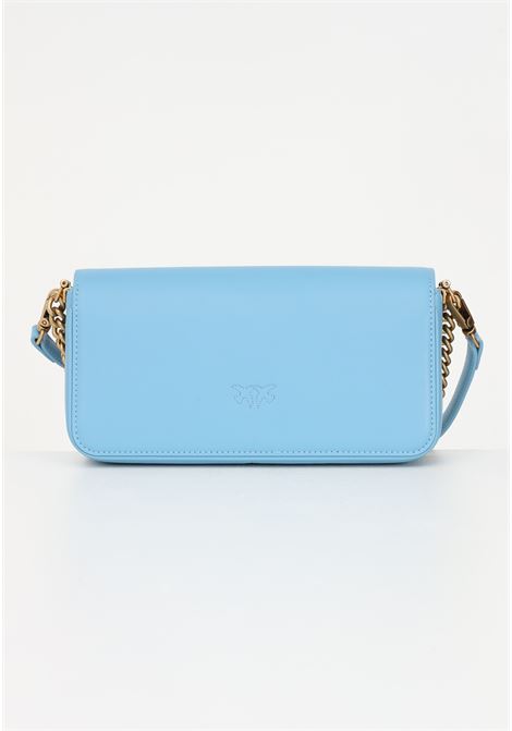 Borsa a tracolla azzurra da donna modello Mini Love Bag Click PINKO | Borse | 100068-A0F1E42Q