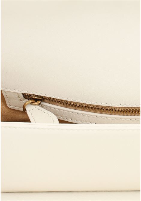 White shoulder bag for women, Mini Love Bag Click Baguette model PINKO | Bag | 100068-A0F1Z14Q