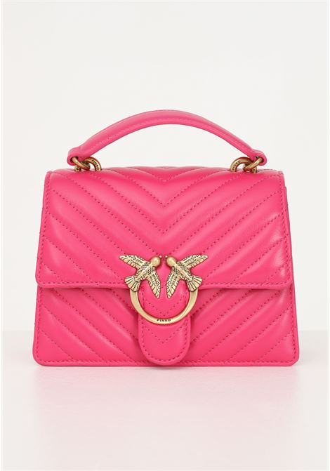 Borsa casual fuxia da donna Mini Love Bag Top Handle Light PINKO | Borse | 100071-A0GKN17Q