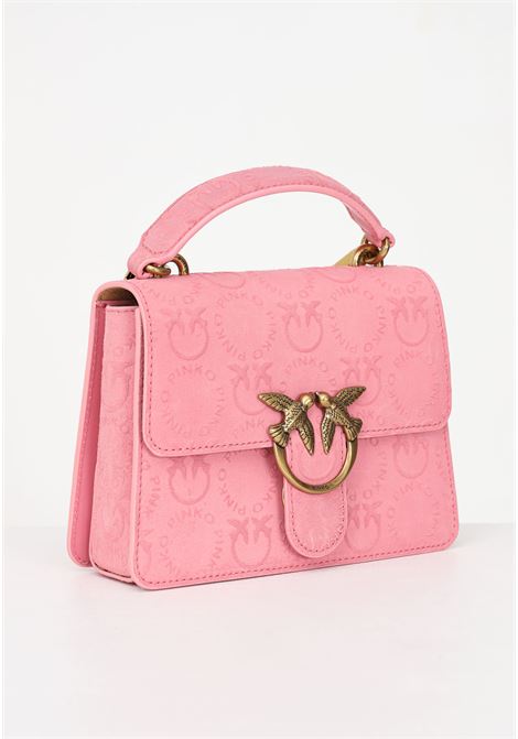 Women's Mini Love Bag Top Handle Mini Light Pink Casual Bag PINKO | Bag | 100071-A0ND.