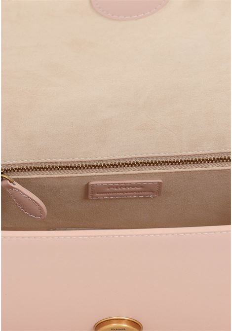 Women's pink casual bag with Love Birds Diamond Cut logo PINKO | Bag | 100072-A0F1O81Q