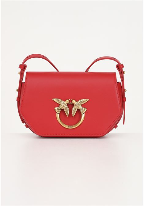 Red shoulder bag for women with hexagonal shape PINKO | Bag | 100075-A0F1R41Q
