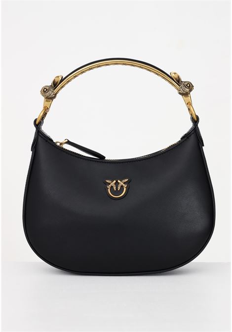 Women's Mini Love Bag Half Moon black casual bag PINKO | Bag | 100205-A0F1Z99Q