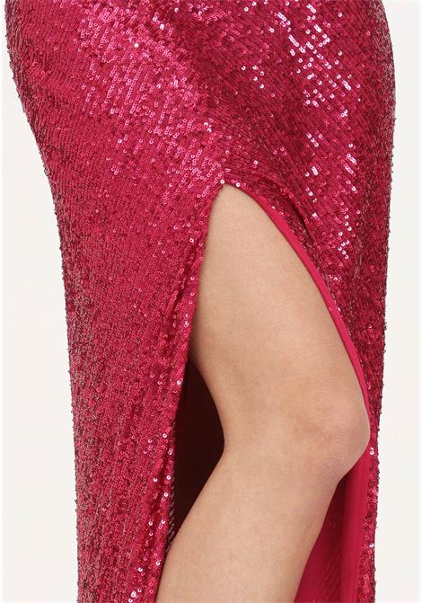 Long fuchsia dress covered with sequins PINKO | 100538-A0LAYA6