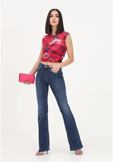 Women's denim jeans with Love Birds logo PINKO | Jeans | 100561-A0MRPJC