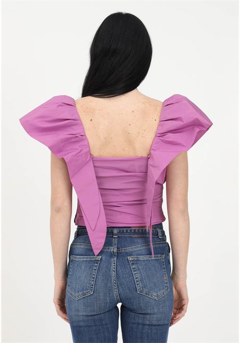 Purple elegant top for women PINKO | Top | 100600-Y3LEY25