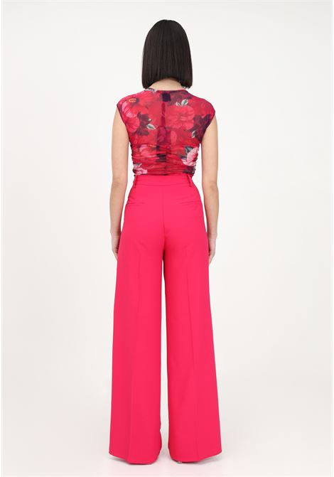 Elegant wide-leg fuchsia trousers for women PINKO | Pants | 100897-A0MPP87
