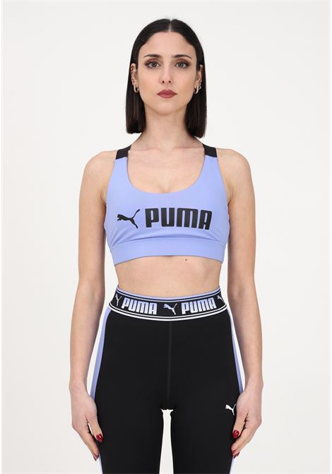Purple sports top for women with logo print PUMA | Top | 52219228