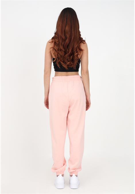 Pink sporty trousers for women with logo embroidery PUMA | Pants | 53568566