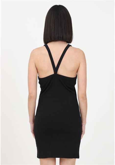 Short black ribbed dress for women PUMA | Dress | 53807901