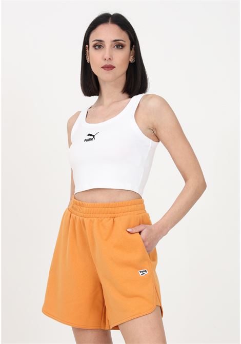 Orange sports shorts for women PUMA | Shorts | 53836130
