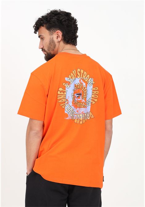 T-shirt sportiva arancione da uomo Downtown Graphic PUMA | T-shirt | 53918123