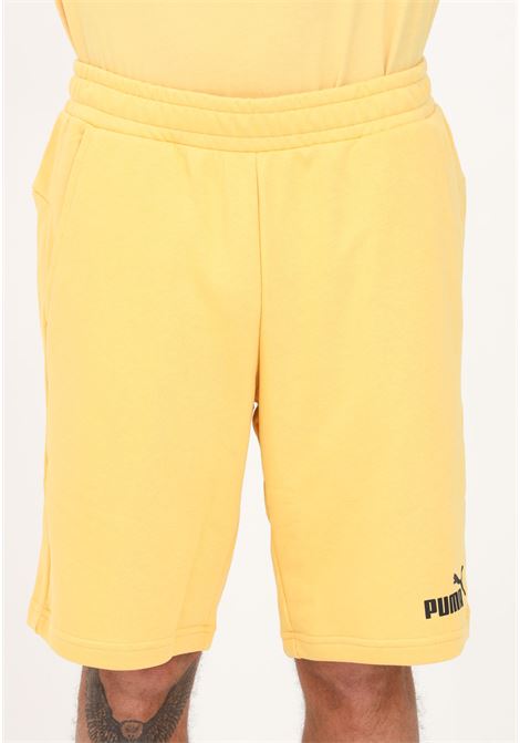 Shorts sportivo ESS giallo da uomo PUMA | Shorts | 58671043