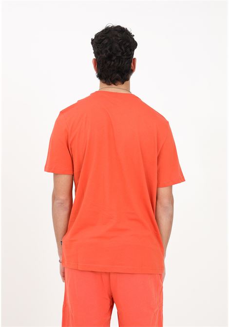 T-shirt sportiva ESS+ 2 color mattone da uomo con maxi stampa logo PUMA | T-shirt | 58675994