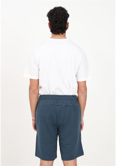 Shorts sportivo ESS Col 10'' blu da uomo con stampa logo PUMA | Shorts | 58676615