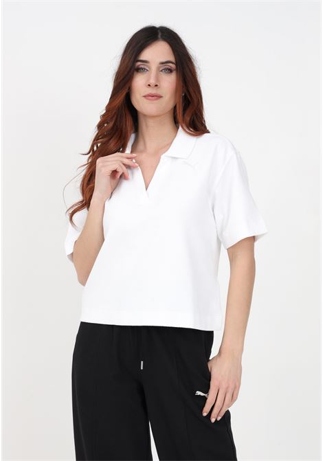 Her white polo shirt for women PUMA | Polo T-shirt | 67310802