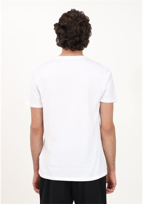 T-shirt casual bianca da uomo con ricamo logo RALPH LAUREN | T-shirt | 714844756-004.