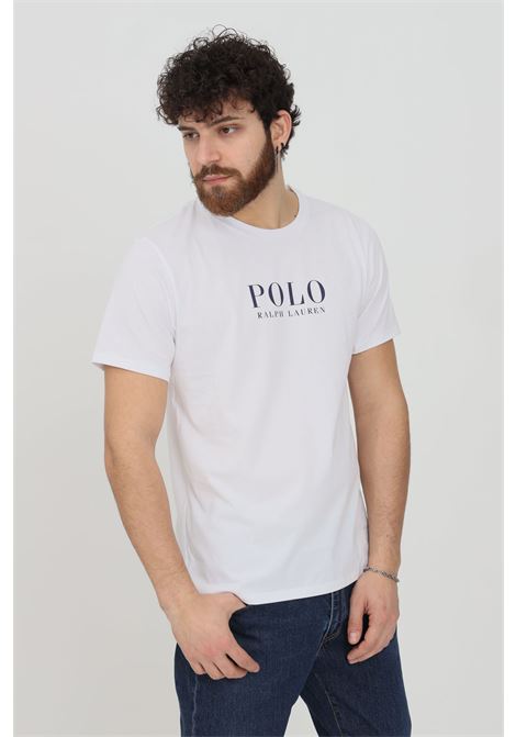T-shirt casual bianca da uomo con logo RALPH LAUREN | T-shirt | 714862615006.