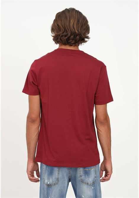 T-shirt casual bordeaux da uomo con logo RALPH LAUREN | T-shirt | 714862615008.