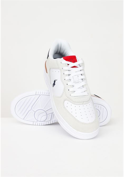 Sneakers casual bianche da uomo Masters Court RALPH LAUREN | Sneakers | 809891794-001.
