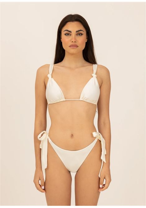 Creamy white Lorena bikini for women RELEVE | Beachwear | LORENA04PANNA
