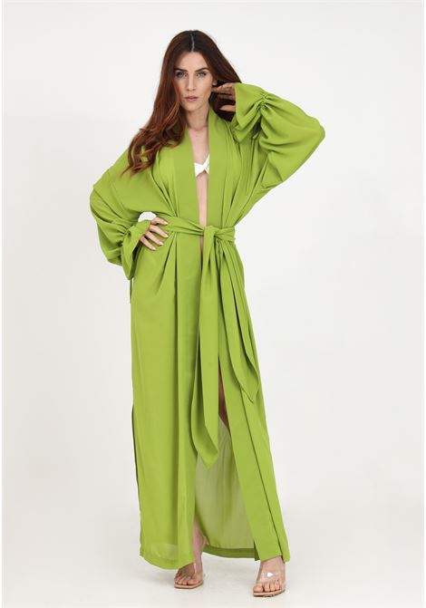 Abito kimono verde da donna SANTAS | Abiti | SERPENSVERDE