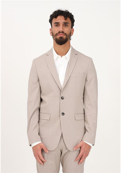 Elegant beige men's jacket SELECTED HOMME | Blazer | 16087824PLAZA TAUPE