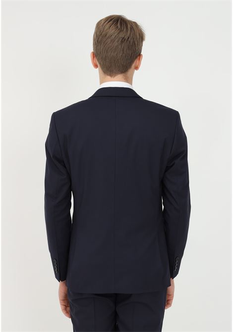 Blue men's jacket by selected with pockets on the front SELECTED HOMME | Blazer | 16051230NAVY BLAZER