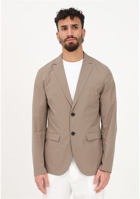 Men's beige casual jacket SELECTED HOMME | Blazer | 16086783WALNUT