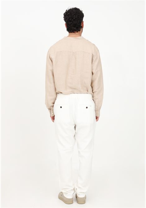 White casual pant for men SELECTED HOMME | Pants | 16087636CLOUD DANCER
