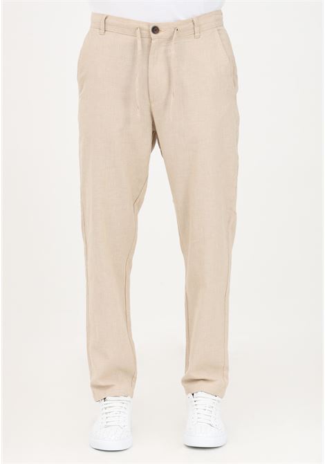 Men's beige casual trousers SELECTED HOMME | Pants | 16087636INCENSE